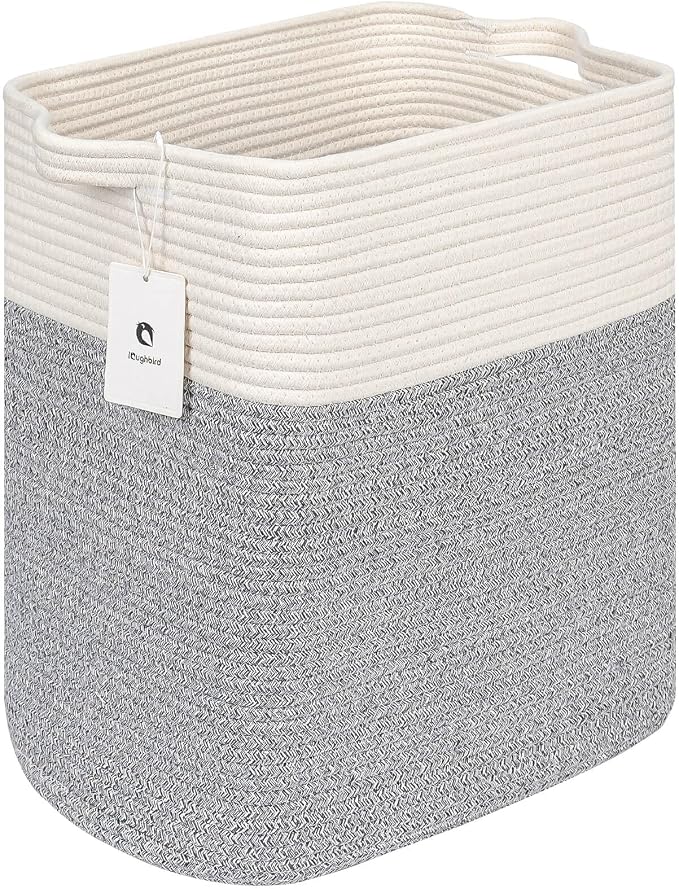 Storage Baskets for Clothes Fabric Cotton Rope Storage Basket - Image 9