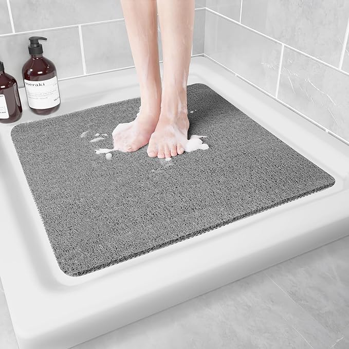 Non Slip Shower Mat, Anti Slip Bath Mat, Quick Drying Bath Tub Mats, Foot by Hargiis