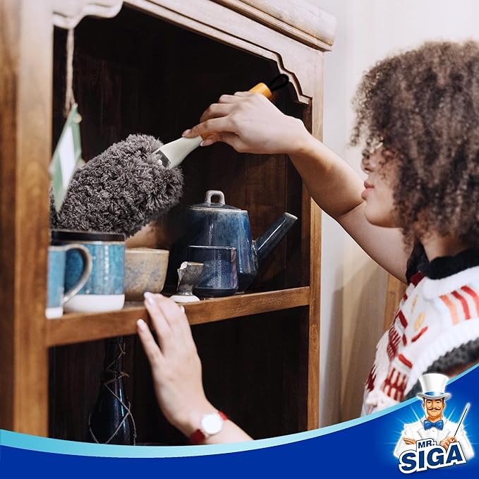 MR.SIGA Lint Free Microfiber Duster, Washable and Reusable Duster - Image 7