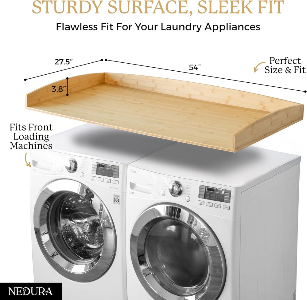 Nedura Washer Dryer Countertop for Washing Machine w/Anti-Vibration Pads&...