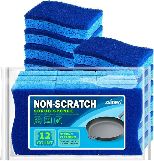 AIDEA Sponges Kitchen, Non Scratch Scrub Sponge, Sponges by AIDEAHOME