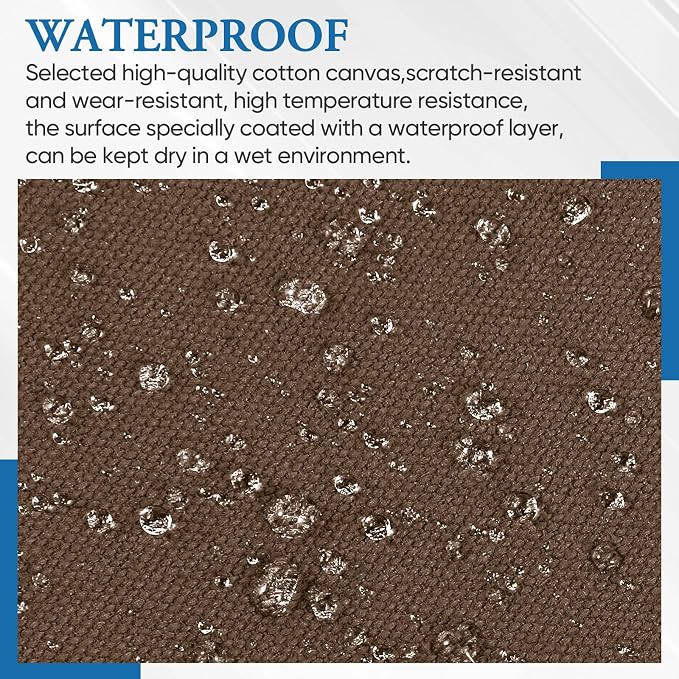 Canvas Patch 5.5 x 8 Inches 6Pcs Self-Adhesive Waterproof Canvas Patch Kit - Image 2