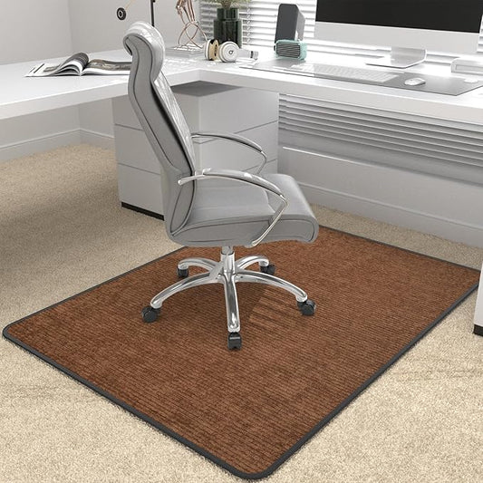 Heavy Duty Office Chair Mat for Carpet and Hardwood Floor Bohemian Desk Chair by PlacootChairMat