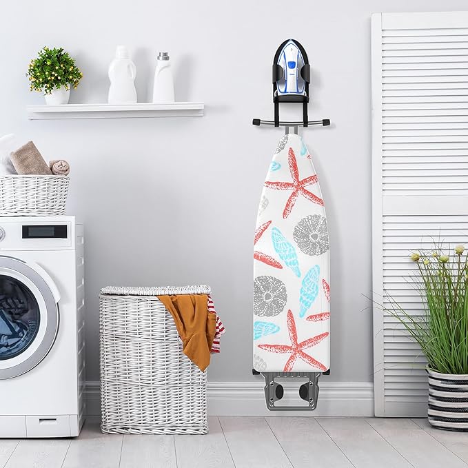 ORLESS Metal Large Ironing Board Holder Wall Mount, Ironing Board Hanger - Image 7