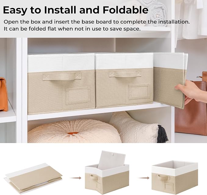 GRANNY SAYS Storage Baskets for Organizing, Fabric Storage Bins for Shelves - Image 7