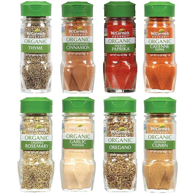 McCormick Gourmet Organic Spice Rack Refill Variety Pack by McCormickGourmet