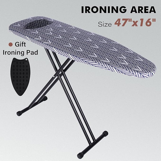 Ironing Board Full Size, Metal Construction Iron Board - Image 2