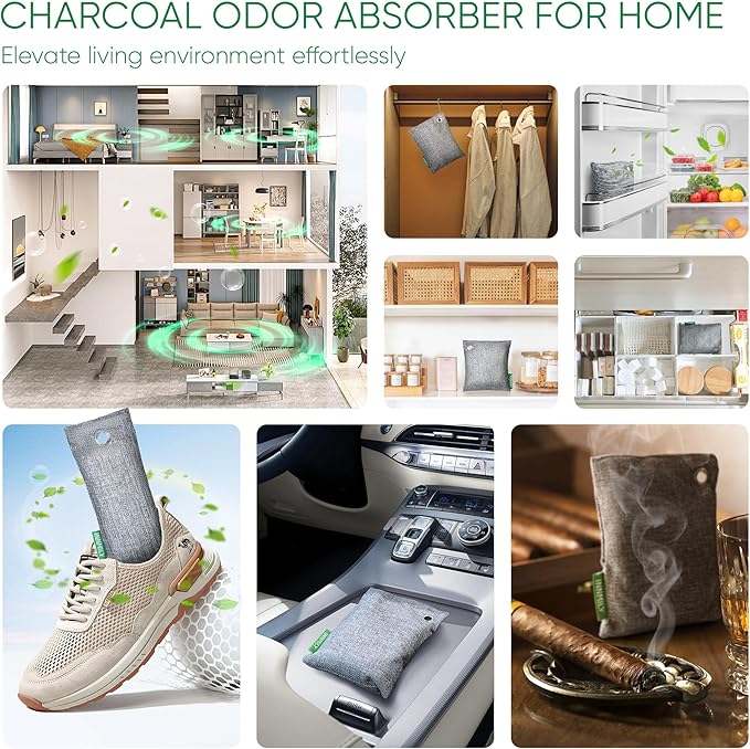 Activated Charcoal Odor Absorber, Odor Eliminator - Image 6