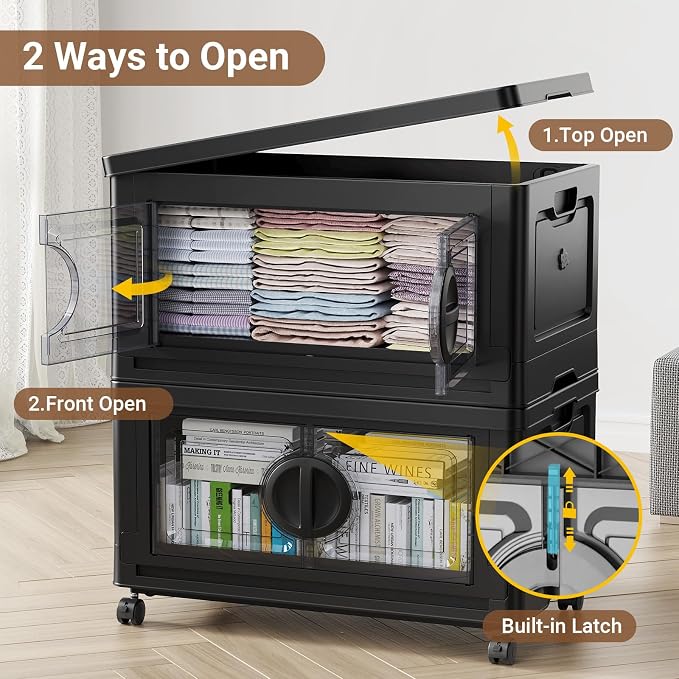 BROVIEW 480Qt Lockable Stackable Storage Bins - Image 4