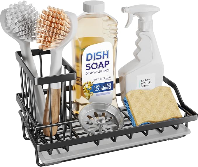 SWTYMIKI Large Sink Caddy Kitchen Sink Organizer by SwtyMiki-TidyHomeSweetLife