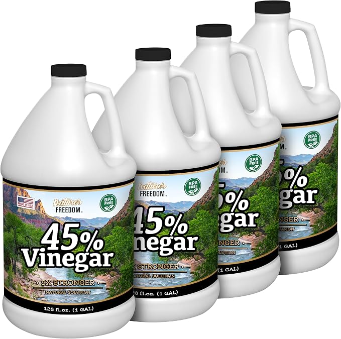 Nature's Freedom 45% Concentrated Vinegar, 4 Gallons by NaturesFreedom