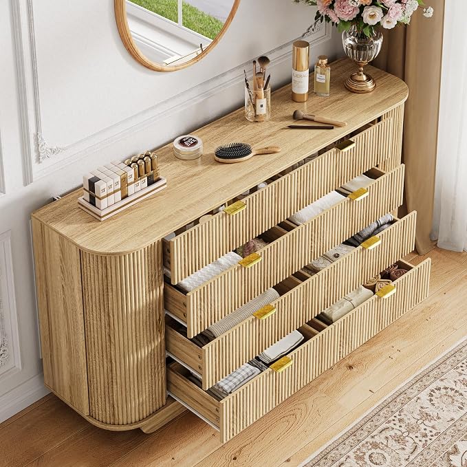63" Tambour Dresser for Bedroom - Image 5
