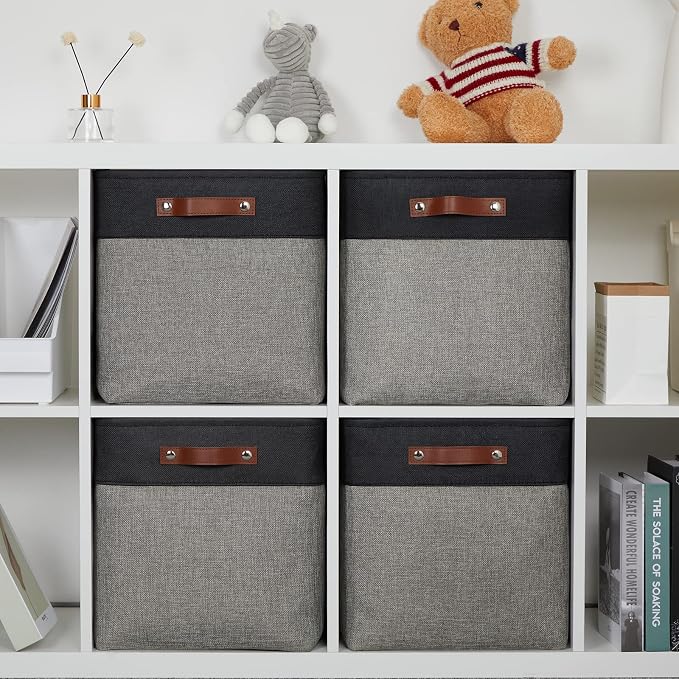 DULLEMELO Storage Bins for Organizing, Closet Storage Baskets for Gift Empty - Image 7