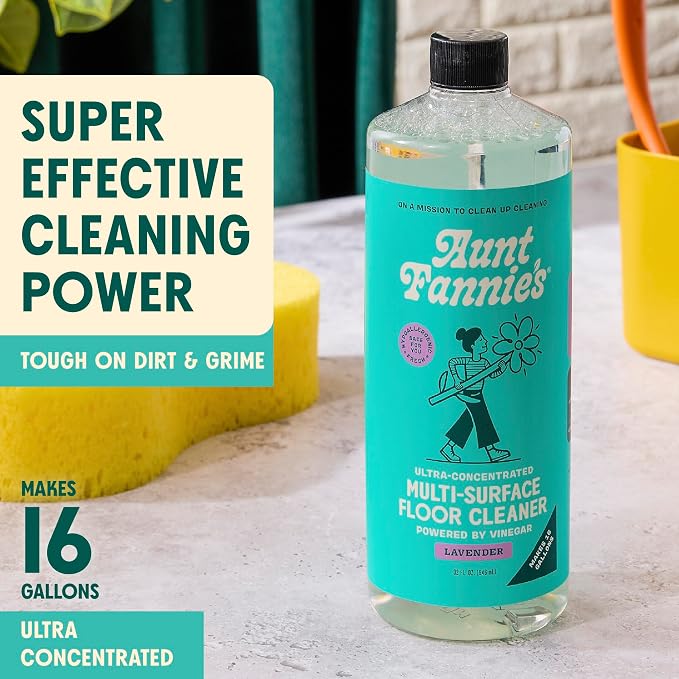 Aunt Fannie's Ultra Concentrated Floor Cleaner Vinegar Wash, Makes 16 Gallons - Image 2