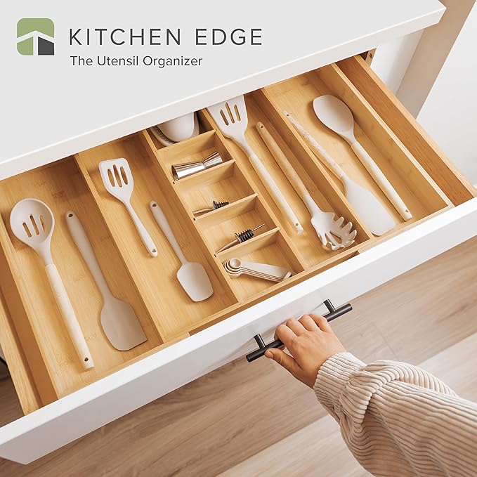 KitchenEdge Adjustable Kitchen Drawer Organizer - Image 2