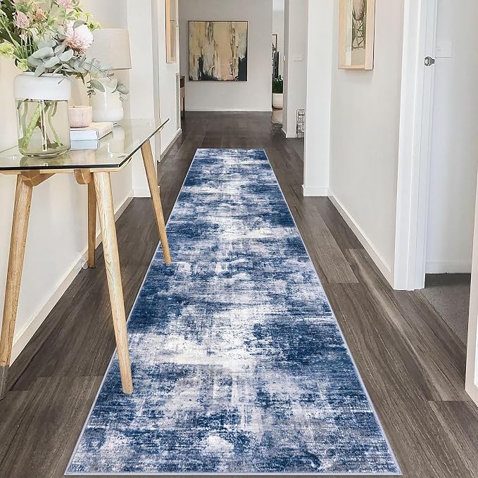 IOHOUZE Abstract Runner Rug 2x10 Ft Washable Runners - Image 8