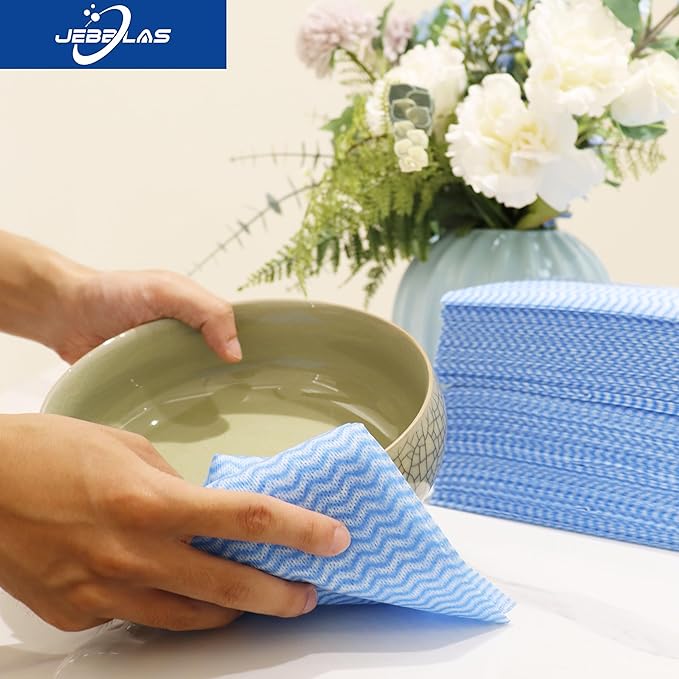 JEBBLAS Handi Wipes Reusable Cloths Dry Cleaning Cloths Dish Towel Kitchen - Image 9
