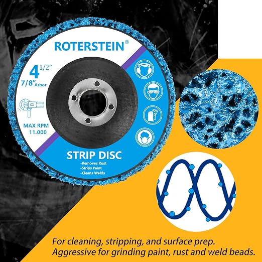 10 Pack Strip Discs Stripping Wheel 4.5 inch - Image 3