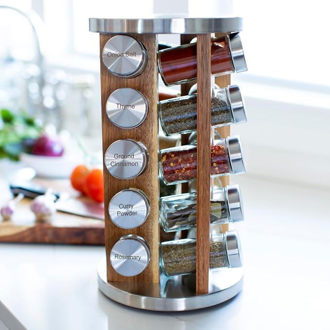 Orii 20 Jar Spice Rack with Spices Included