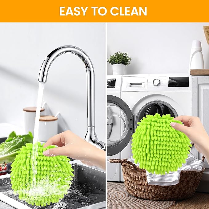 Mop Heads Replacements for OCedar RinseClean 2 Tank Spin Mop System, Mop - Image 4