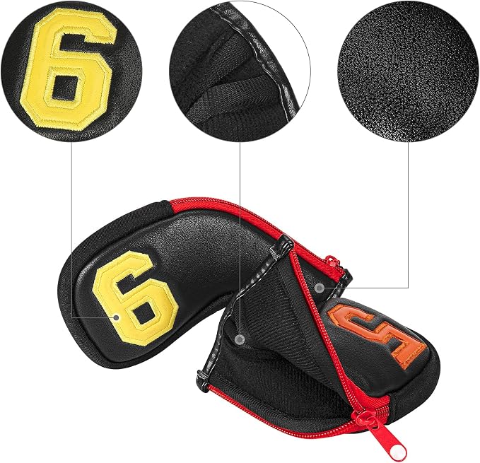 wosofe Golf Head Covers for Iron Headcover - Image 4