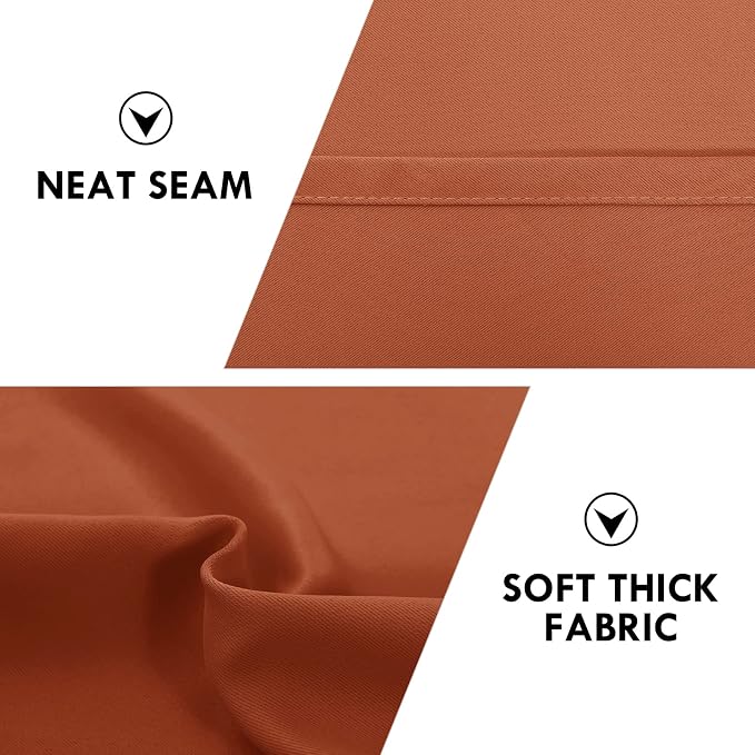 DWCN Blackout Curtains Thermal Insulated, Energy Saving & Noise Reducing - Image 6