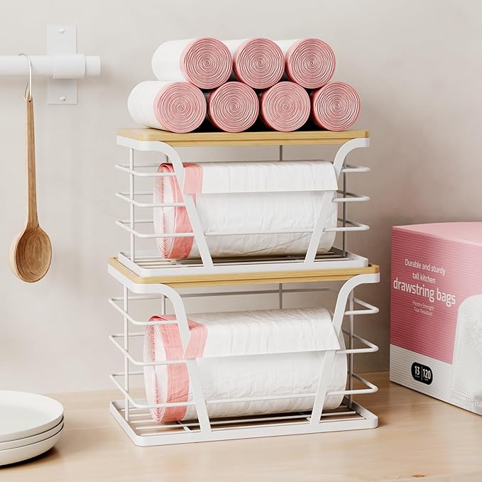 2 Pack Stackable Laundry Room Organization and Storage, Laundry Room Decor and - Image 2