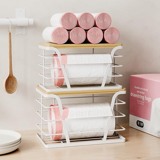 2 Pack Stackable Laundry Room Organization and Storage, Laundry Room Decor and - Image 2