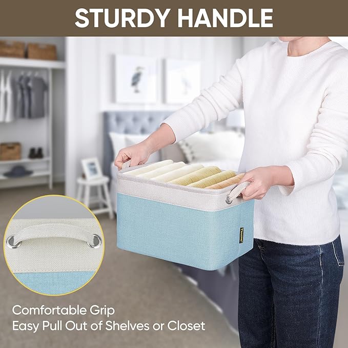BALEINE 3 Pack Fabric Storage Bins - Image 8