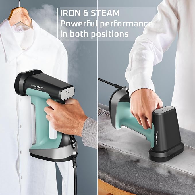 Rowenta Handheld Steamer for Clothes, Pure Force 2in1 Steamer & Iron, - Image 6
