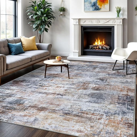 IOHOUZE Abstract Area Rugs 6x9 Ft Washable Rugs by iOhouze