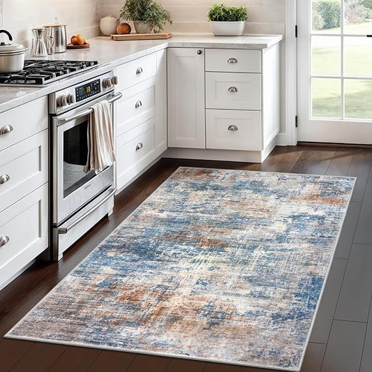 IOHOUZE Abstract Area Rug 4x6 Ft Washable Rugs - Image 2