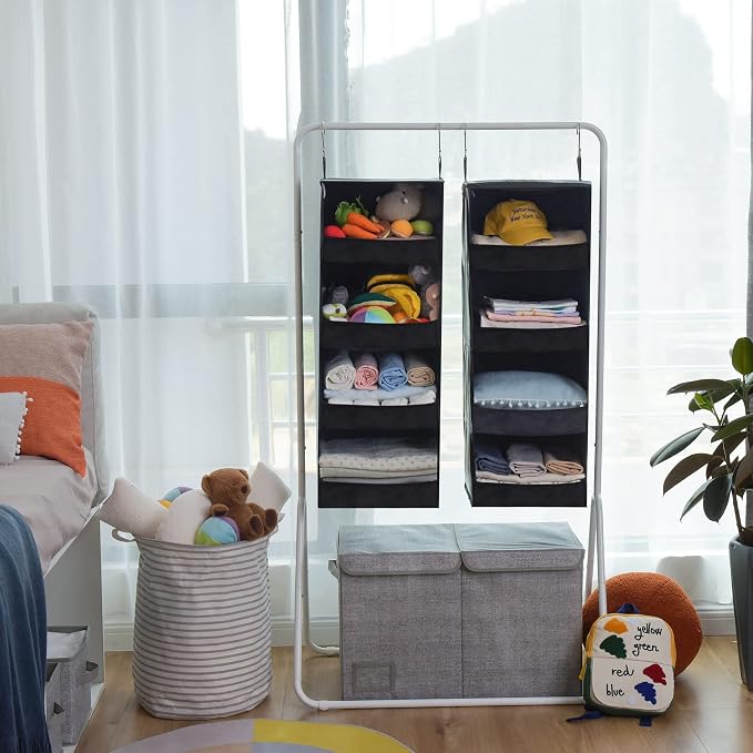 GRANNY SAYS 4-Shelf Hanging Organizer, Closet Hanging Shelves, Closet Hanging - Image 4