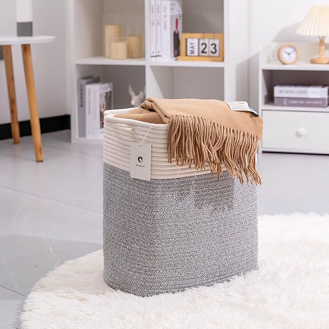 Medium and Large Woven Basket//With Handle, Used - Image 8