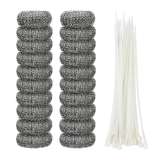 Shappy 20 Pieces Lint Traps Washing Machine Drain Hose Filter Stainless Steel by Shappy