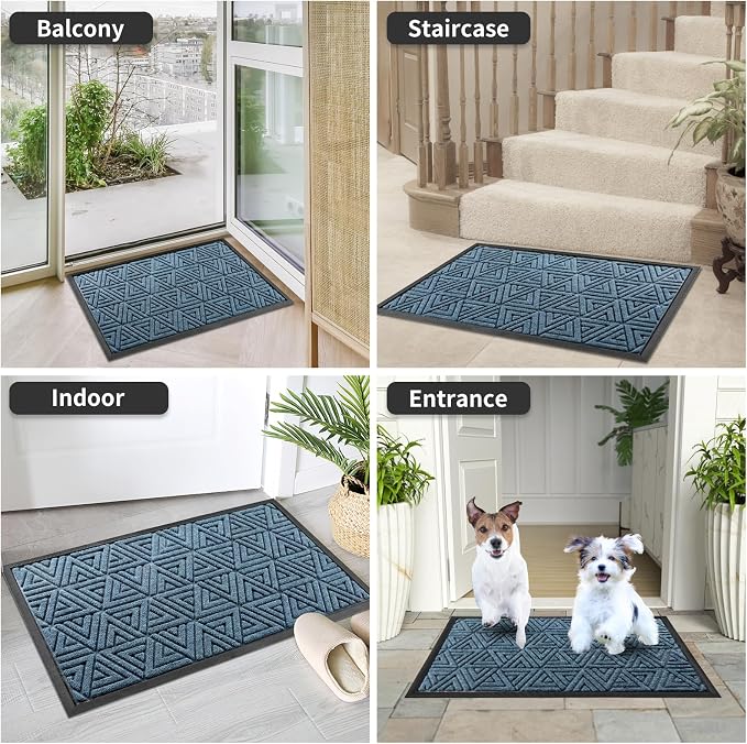 Yimobra Outdoor Mats for Front Door 29.5x17, All-Weather Waterproof Non-Slip - Image 9