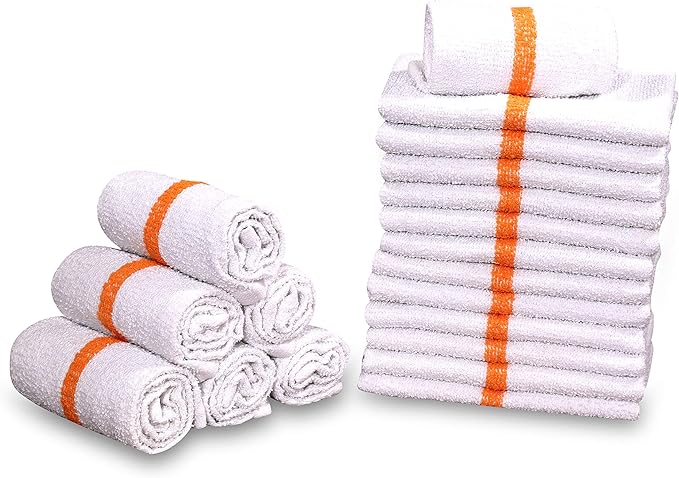 120 PC New Cotton Blend White Restaurant Bar Mops Kitchen Towels, 32 Oz - Image 5