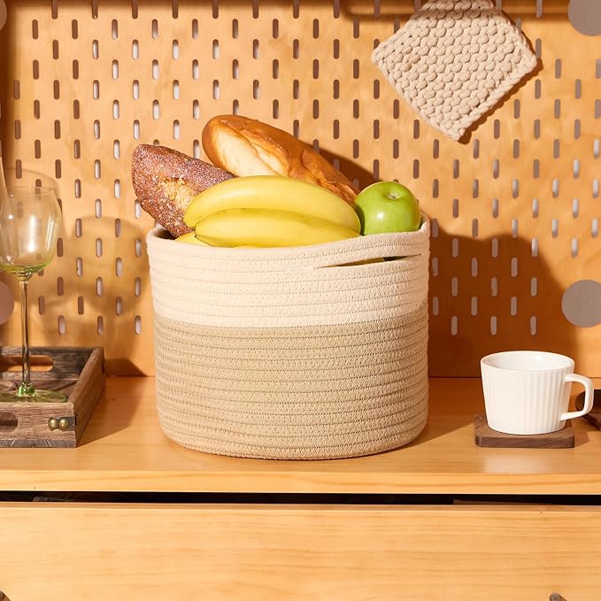 Small Basket for Organizing | Cube Shelf Closet Storage Baskets | 9.7×9.7×7.1” - Image 5