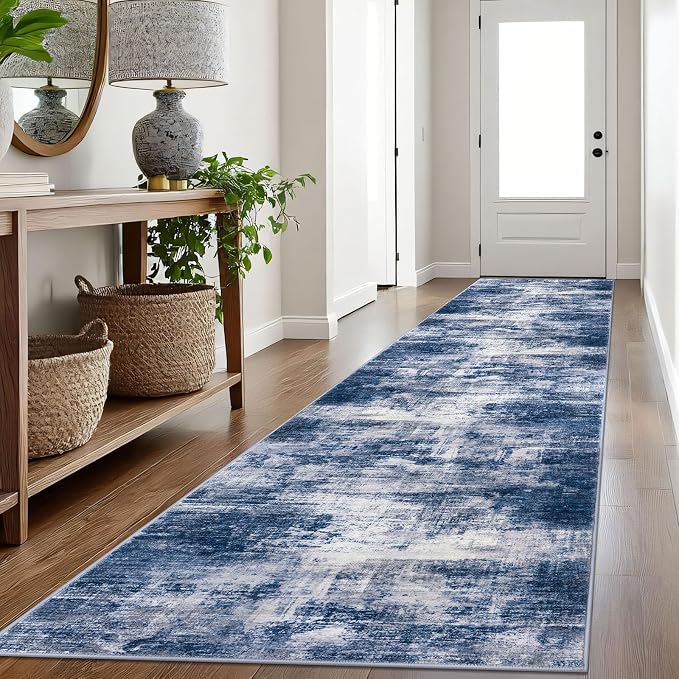 IOHOUZE Abstract Runner Rug 3x16 Ft Washable Runners by iOhouze