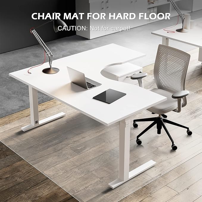 SALLOUS Chair Mat for Hard Floors, Vinyl Floor Mat for Gaming Chairs - Image 4