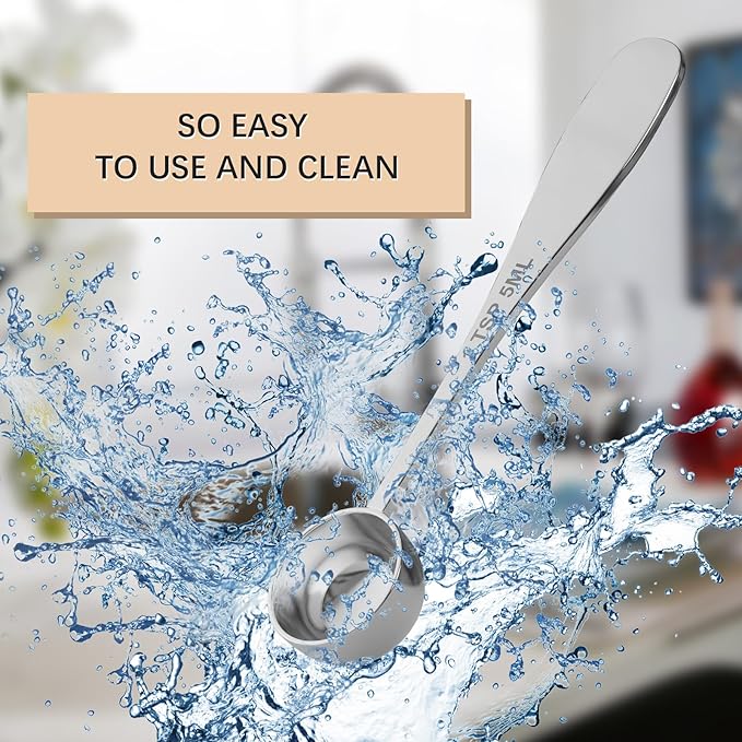 1PCS 1tsp Single Measuring Spoon, Stainless Steel Individual Teaspoon, Metal - Image 4