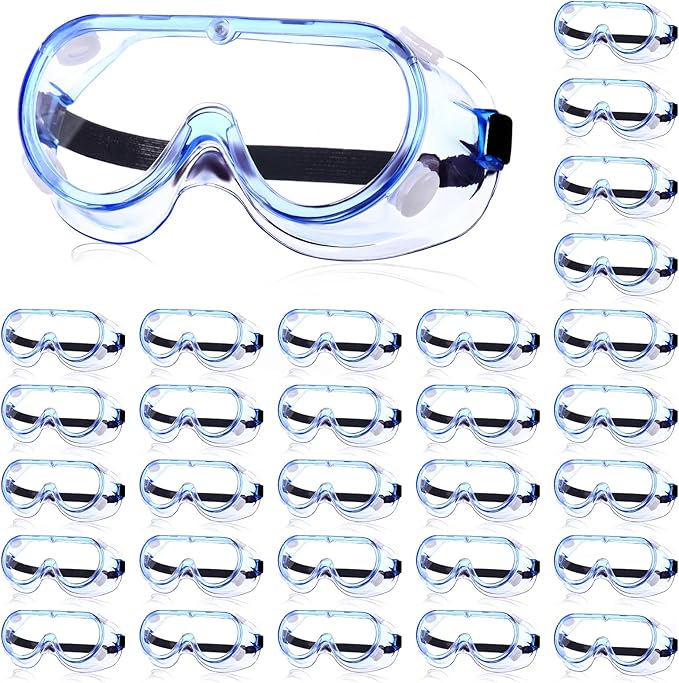 Yunsailing Protective Safety Goggles Lab Over Glasses Clear Anti Fog Eye by Yunsailing