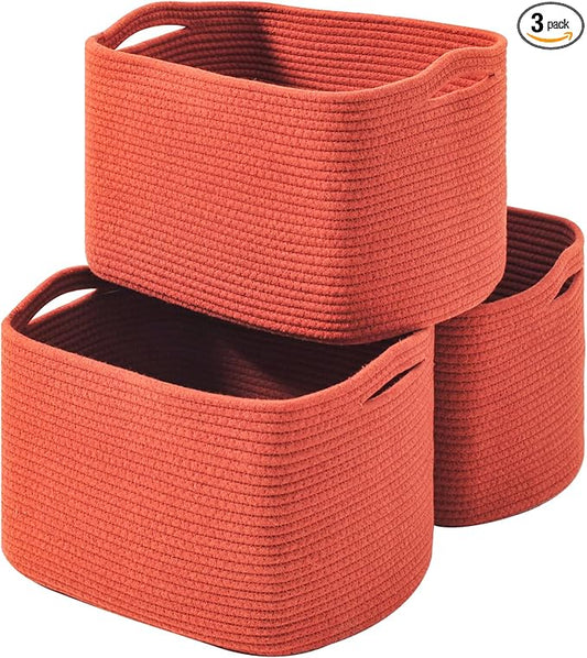 Storage Baskets for Organizing, Storage Basket for Shelves, Toy Towel Basket by ICERZCZ