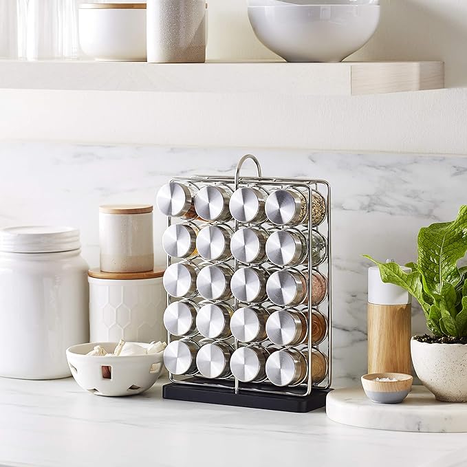 Amazon Basics 20 Jars Spice Organizer Rack - Image 7