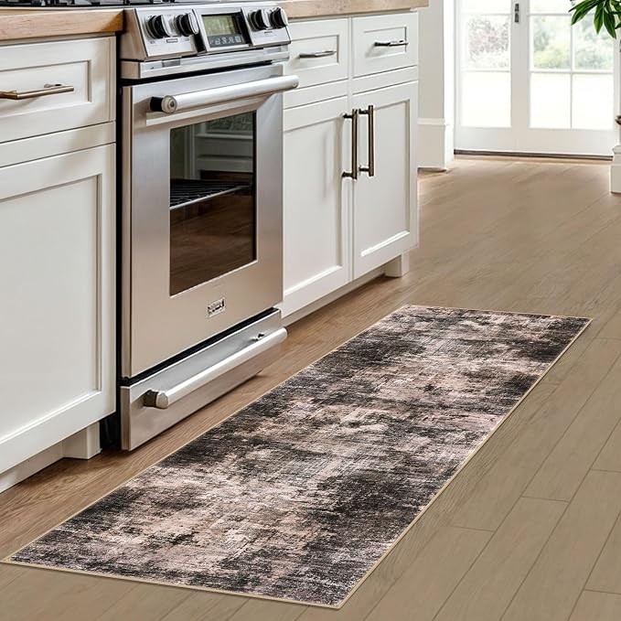 IOHOUZE Abstract Runner Rug 2x6 Ft Washable Runners - Image 2
