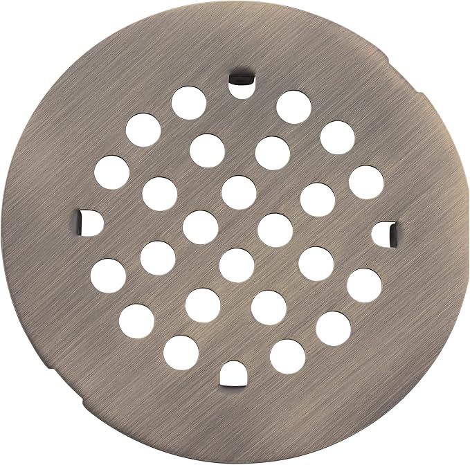 rrajj 4-1/4 Inch Round Snap-in Shower Floor Drain Cover Replacement Cover by RRAJJ