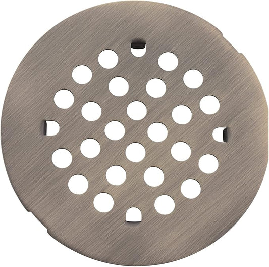 rrajj 4-1/4 Inch Round Snap-in Shower Floor Drain Cover Replacement Cover by RRAJJ