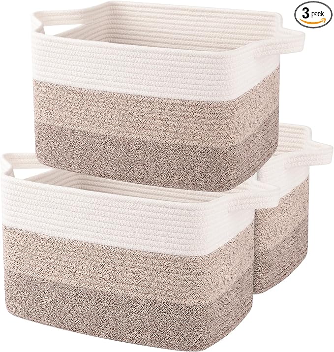 OIAHOMY Storage Basket, Woven Baskets by MasterofSpaceOptimization