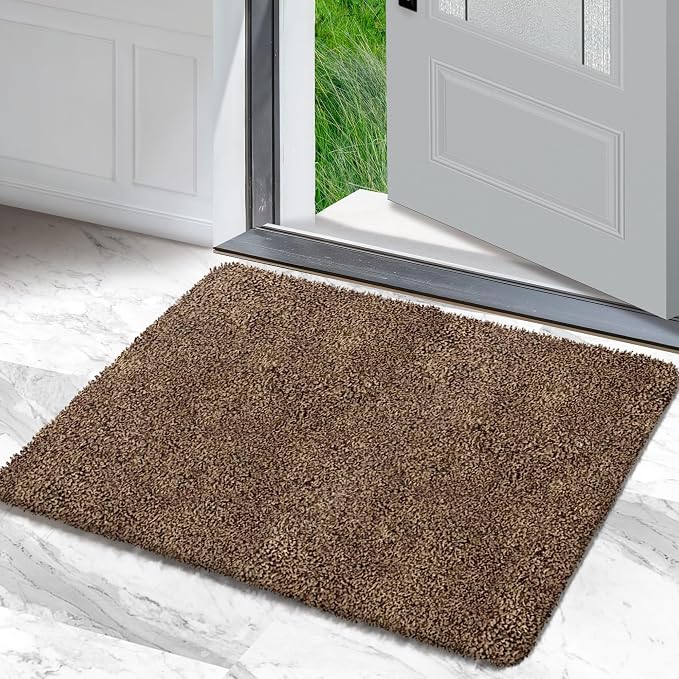 Premium Microfiber Indoor Door Mat – 20"x30" Washable Entry Mat, Waterproof by RugMast