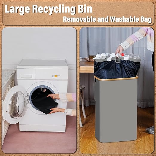 efluky Recycle Bin 26 Gallon, 100L Recycle Bin - Image 5